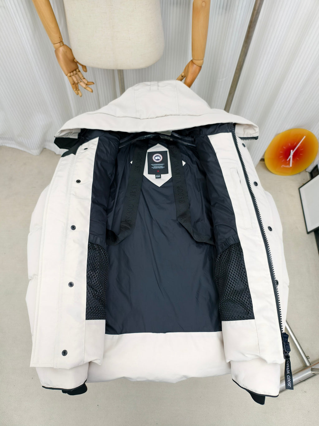 Canada Goose White Arctic Program Down Jacket