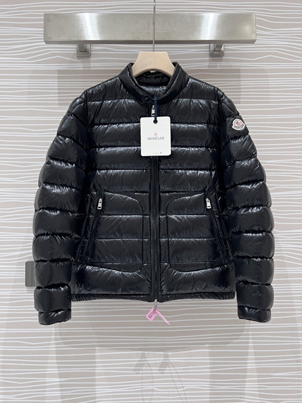 Moncler Black Acorus Lightweight Down Jacket