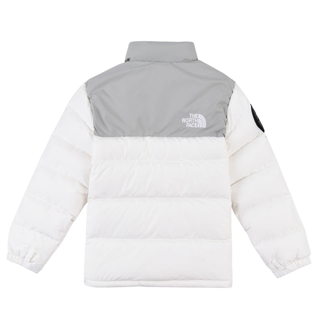 The North Face White Grey 1992 Nuptse 700-Fill Down Jacket