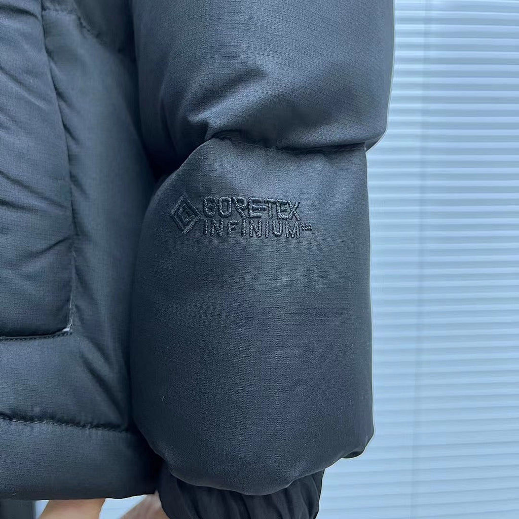 The North Face Black Nuptse GORE-TEX INFINIUM Hooded Down Jacket