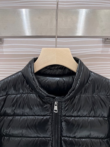 Moncler Black Acorus Lightweight Down Jacket