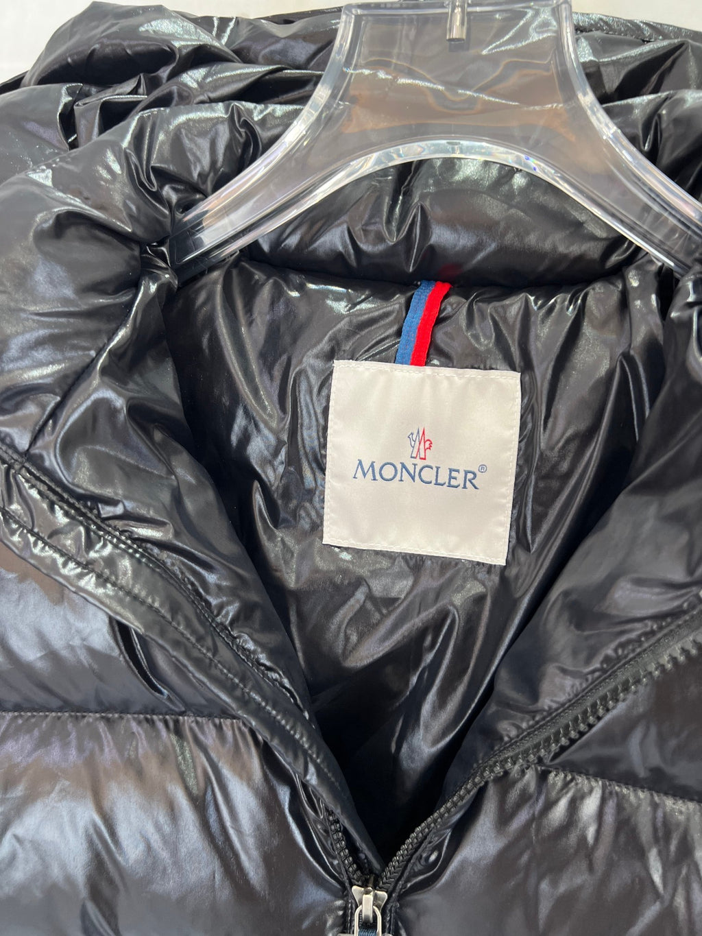 Moncler Black Montbeliard Hooded Down Jacket