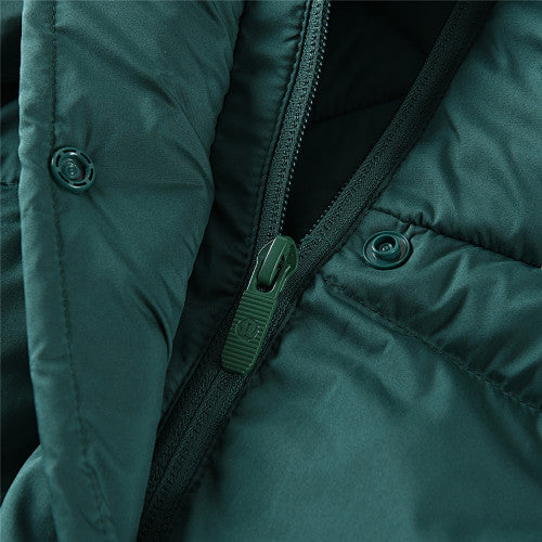 Lululemon Rainforest Green Wunder Puff Hooded Down Jacket