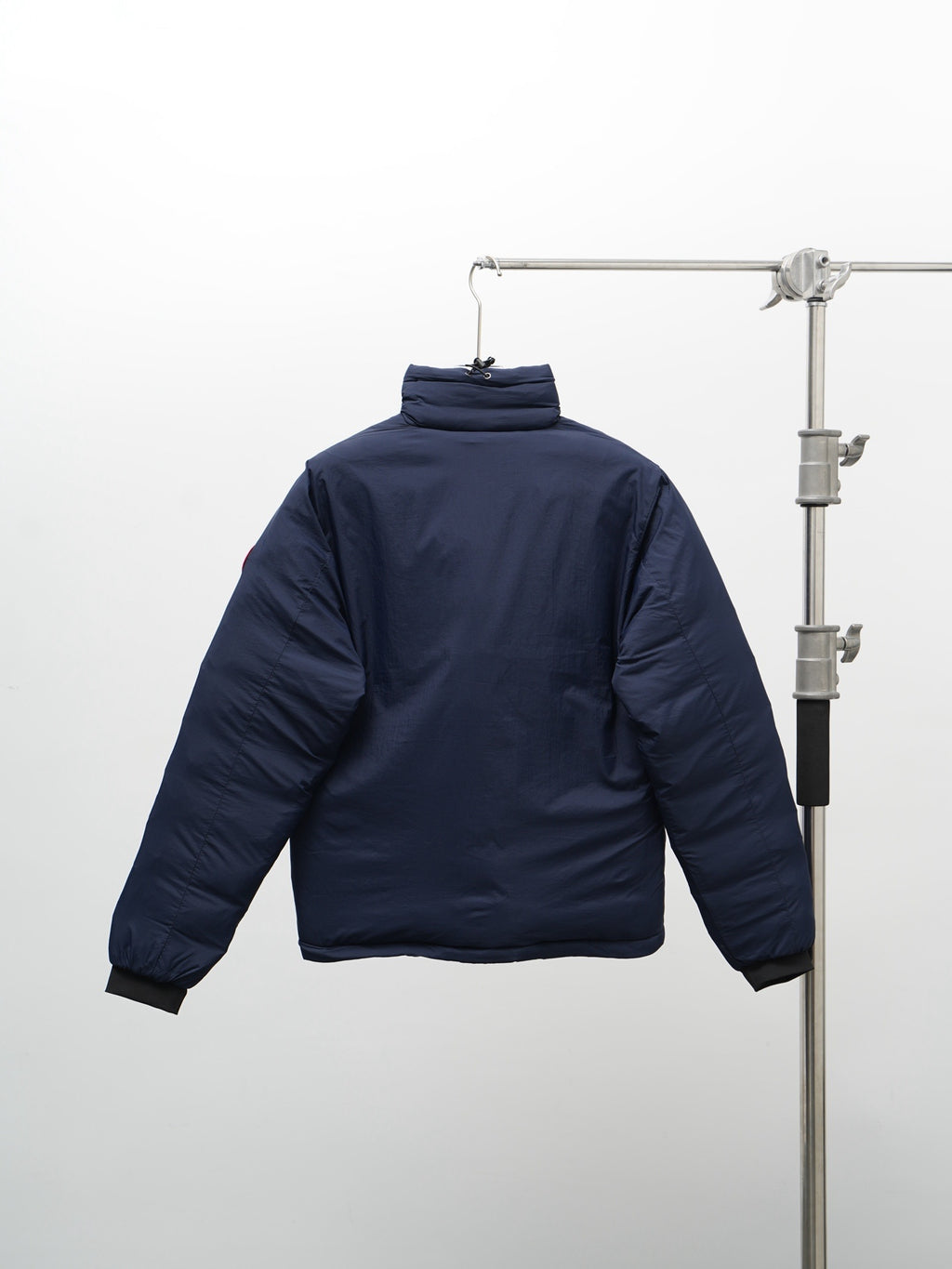 Canada Goose Navy Blue HyBridge Shell Down Bomber Jacket