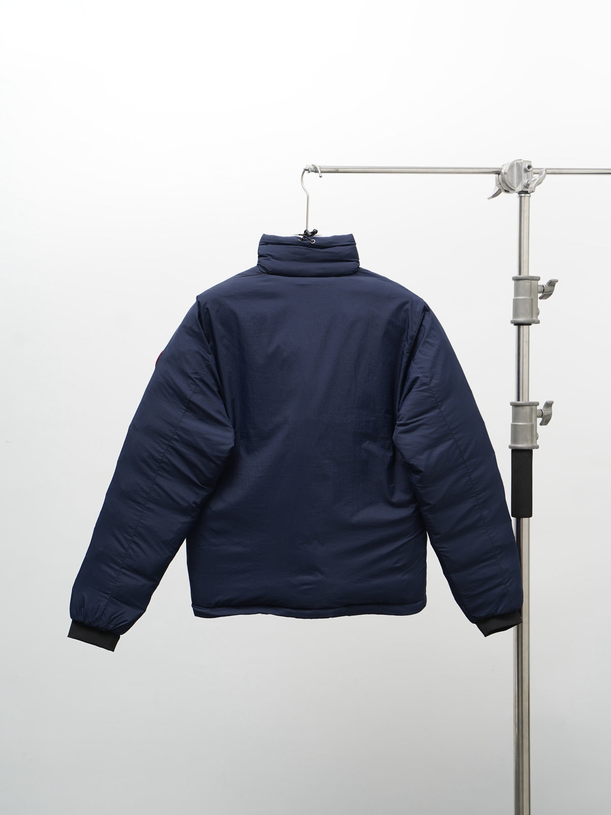 Canada Goose Navy Blue HyBridge Shell Down Bomber Jacket