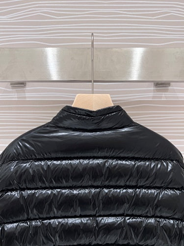 Moncler Black Acorus Lightweight Down Jacket
