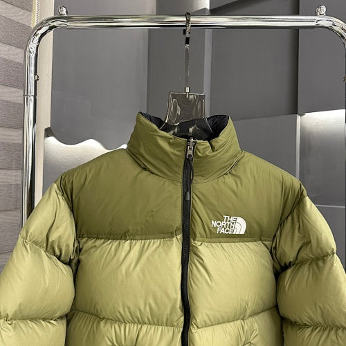 The North Face Olive Green Nuptse 700-Fill Stand-Collar Down Jacket