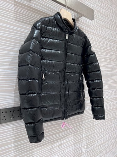 Moncler Black Acorus Lightweight Down Jacket