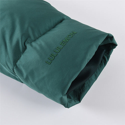 Lululemon Rainforest Green Wunder Puff Hooded Down Jacket