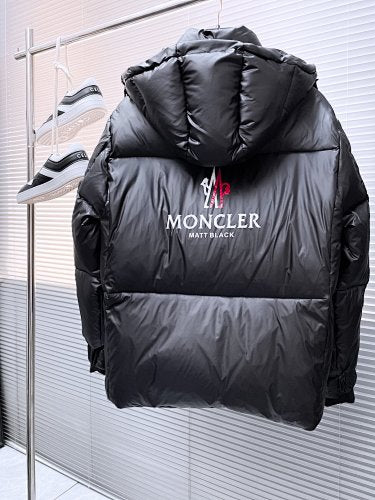 Moncler Grenoble Black Lagorai Hooded Down Parka