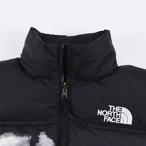 The North Face Black 1992 Nuptse Cloud Print 700-Fill Down Jacket