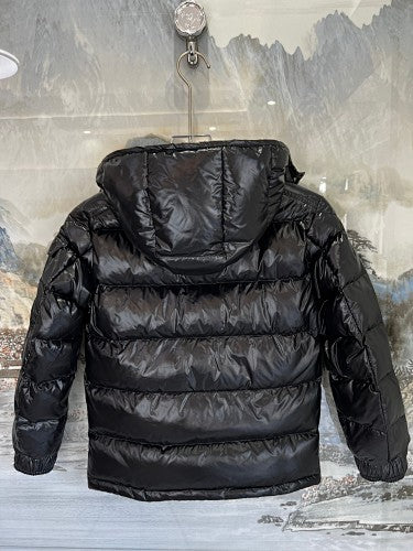 Moncler Black Montbeliard Hooded Down Jacket