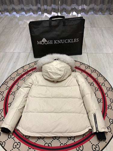 Moose Knuckles Cream 3Q Down Parka