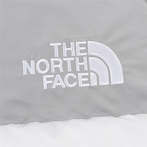 The North Face White Grey 1992 Nuptse 700-Fill Down Jacket