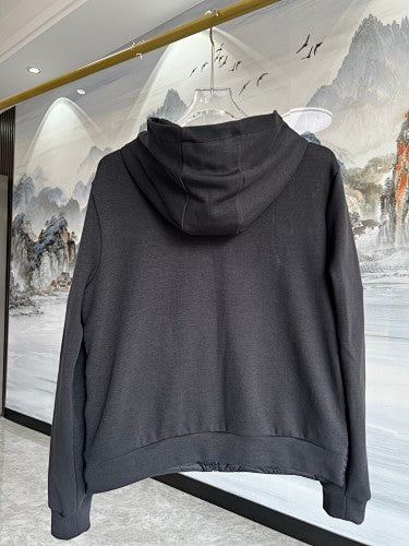 Moncler Black Knit Hybrid Down Jacket