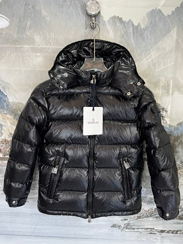 Moncler Black Montbeliard Hooded Down Jacket