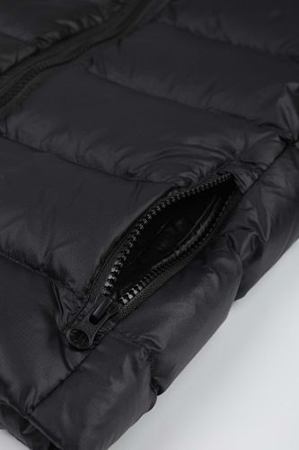 Canada Goose Black Crofton Hooded Down Jacket