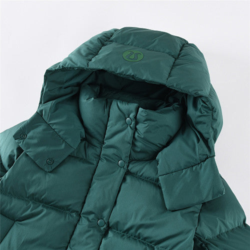 Lululemon Rainforest Green Wunder Puff Hooded Down Jacket