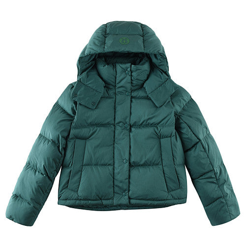 Lululemon Rainforest Green Wunder Puff Hooded Down Jacket