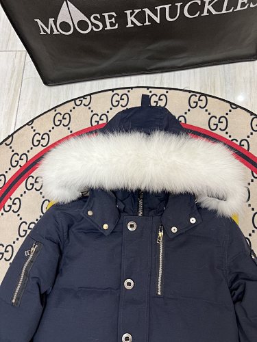 Moose Knuckles Navy 3Q Down Parka