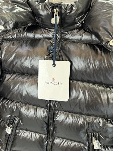 Moncler Black Montbeliard Hooded Down Jacket