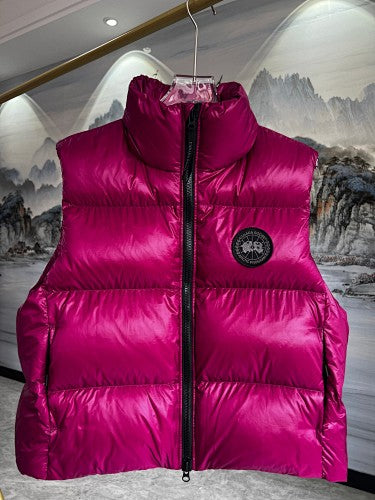 Canada Goose Magenta Glossy Down Vest