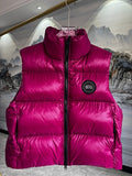 Canada Goose Magenta Glossy Down Vest