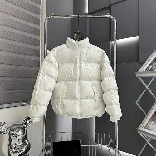 The North Face White Nuptse 700-Fill Stand-Collar Down Jacket