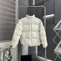 The North Face White Nuptse 700-Fill Stand-Collar Down Jacket