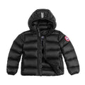 Canada Goose Black Crofton Hooded Down Jacket