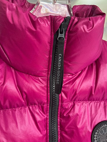 Canada Goose Magenta Glossy Down Vest
