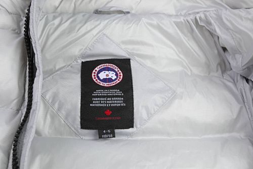 Canada Goose White Crofton Hooded Down Jacket