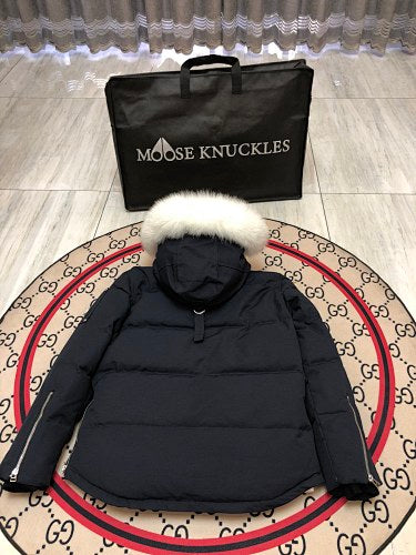 Moose Knuckles Navy 3Q Down Parka