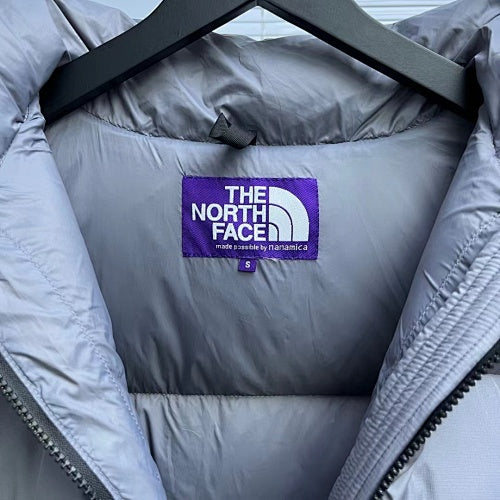 The North Face Silver Grey Nuptse GORE-TEX INFINIUM Hooded Down Jacket
