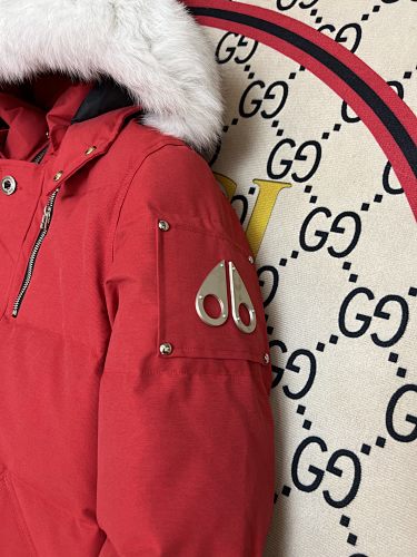 Moose Knuckles Red 3Q Down Parka