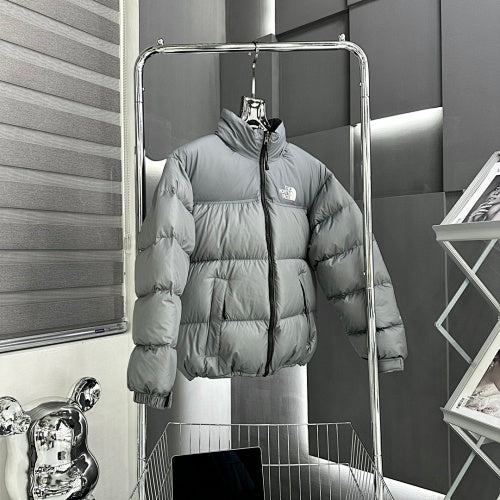 The North Face Silver Grey Nuptse 700-Fill Stand-Collar Down Jacket