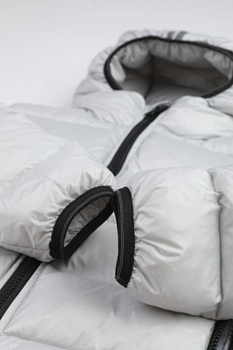 Canada Goose White Crofton Hooded Down Jacket