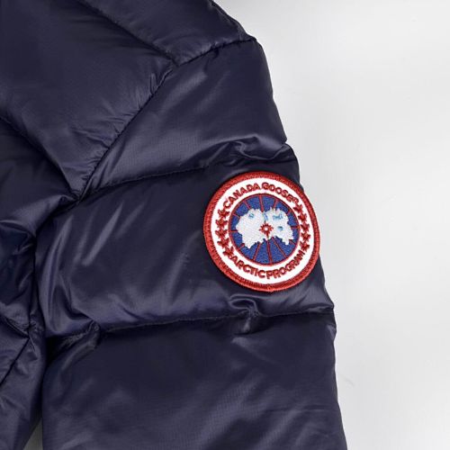Canada Goose Navy Blue Crofton Hooded Down Jacket