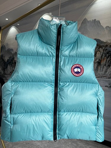 Canada Goose Teal Glossy Down Vest
