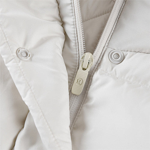Lululemon Oatmilk Wunder Puff Hooded Down Jacket