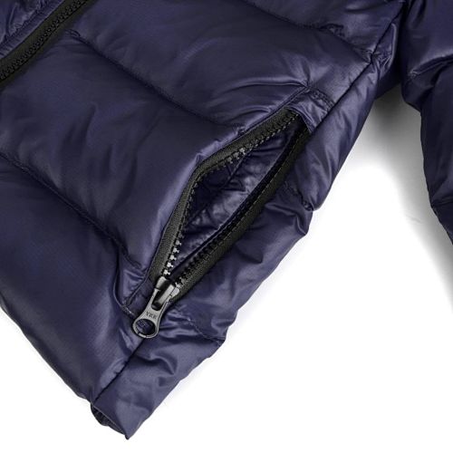 Canada Goose Navy Blue Crofton Hooded Down Jacket