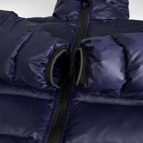 Canada Goose Navy Blue Crofton Hooded Down Jacket