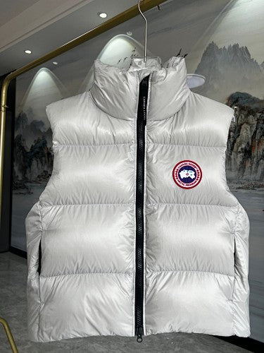 Canada Goose Silver Glossy Down Vest