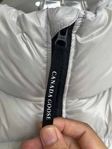 Canada Goose Silver Glossy Down Vest