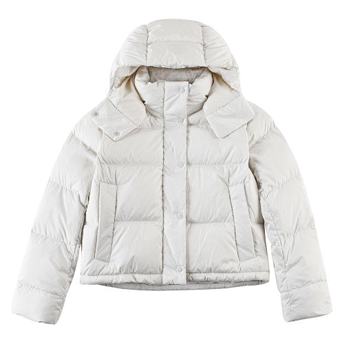 Lululemon Oatmilk Wunder Puff Hooded Down Jacket