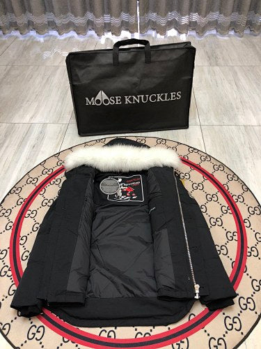 Moose Knuckles Black 3Q Down Parka
