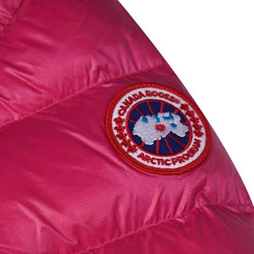 Canada Goose Pink Crofton Hooded Down Jacket