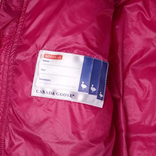 Canada Goose Pink Crofton Hooded Down Jacket