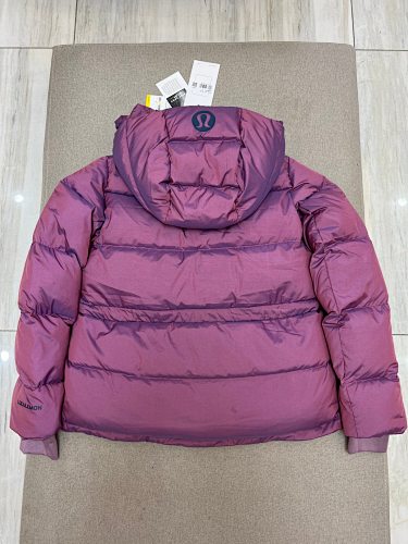 Lululemon Bordeaux Wunder Puff Hooded Down Jacket