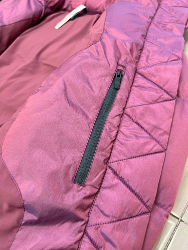Lululemon Bordeaux Wunder Puff Hooded Down Jacket